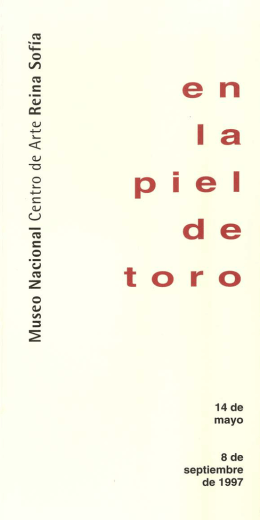 Folleto de En la piel de toro