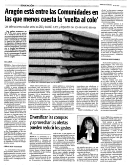 Aragón está Entre las Comunidad6 en r