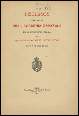1929 - Real Academia Española