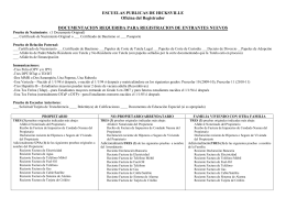 ESCUELAS PUBLICAS DE HICKSVILLE Oficina del Registrador