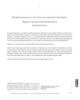 Religious Diversity in the Text Books of Central America
