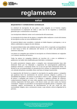 REQUISITOS Y CONDICIONES GE S Y CONDICIONES GENERALES