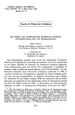 Sección de Historia de is Medicina