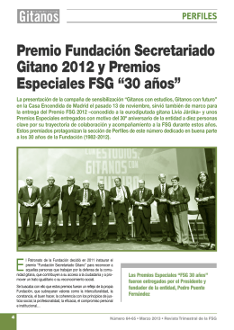 30 años - Fundación Secretariado Gitano