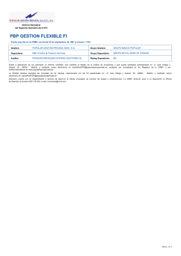 Informe Anual (2º Semestre)