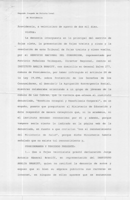 Instituto Amalia Braniff Rol N° 25.893