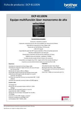 Range datasheet