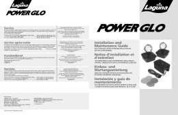 Power Glo instructions