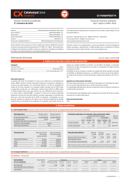 Informe trimestral