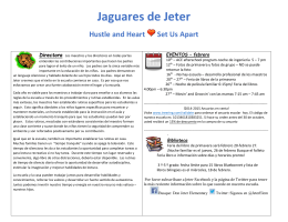 Jaguares de Jeter Hustle and Heart Set Us Apart