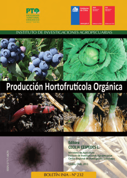 Produccion hortofruticola organica