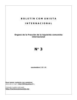 BCI-03 - Fraction de la Gauche Communiste Internationale