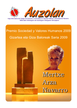 Entrevista Revista Auzolan. Diciembre 2009