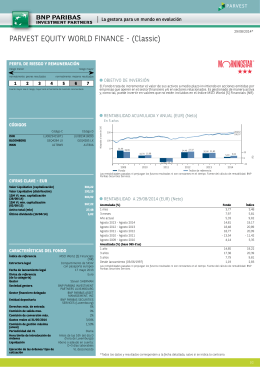 PARVEST EQUITY WORLD FINANCE