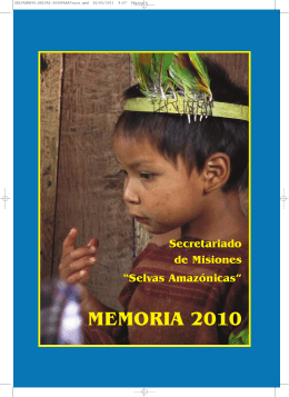 MEMORIA 2010 - Selvas amazónicas