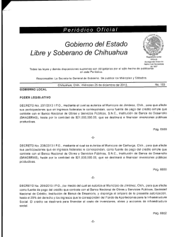 Gobierno del Estado Libre y Soberano de Chihuahua