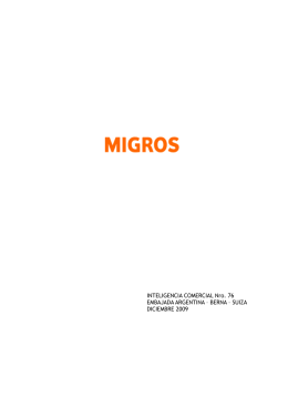 Industria de Migros - Argentina Trade Net