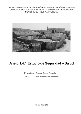Proyecto básico y de ejecución de rehabilitación de vivienda