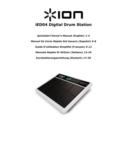 iED04 Digital Drum Station - Pdfstream.manualsonline.com
