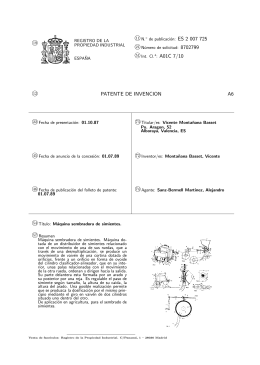 MAQUINA SEMBRADORA DE SIMIENTES.(ES2007725)