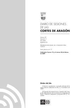 DSCA n°36 - Cortes de Aragón