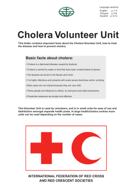 Cholera Volunteer Unit