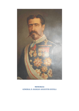 MEMORIAS GENERAL D. BASILIO AUGUSTIN DÁVILA
