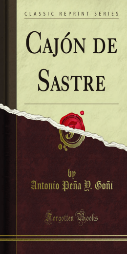 CajÃ³n de Sastre - Forgotten Books