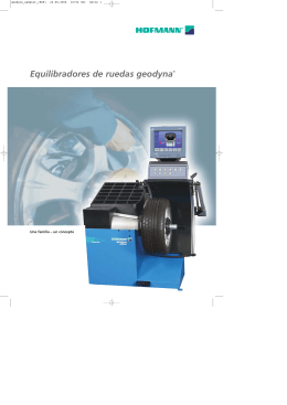 Equilibradores de ruedas geodyna®