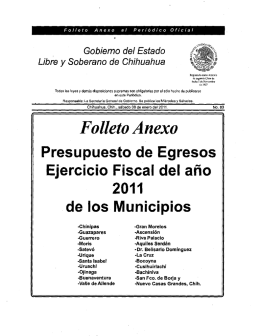 1 Gobierno del Estado - H. Congreso del Estado de Chihuahua