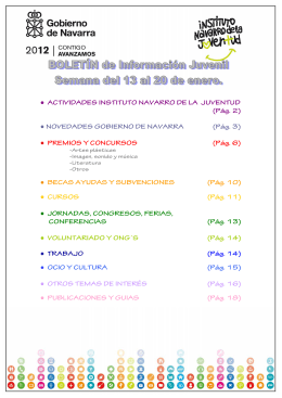 ACTIVIDADES INSTITUTO NAVARRO DE LA JUVENTUD (Pág. 2