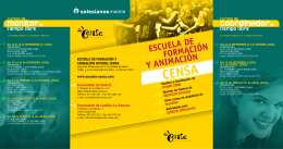 escuela de formación υ animación censa