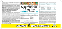 Cipermetrina 25 agritec insecticida