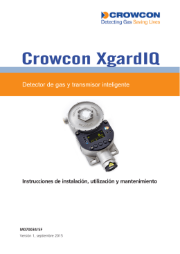 Crowcon XgardIQ - Crowcon Detection Instruments