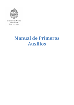 manual de primeros auxilios - Vida Universitaria UC