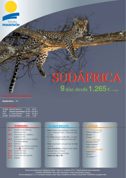 Ofertas SUDAFRICA 2014.qxd:MaquetaciÛn 1