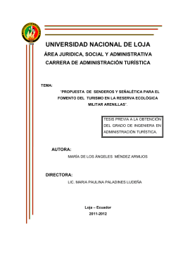 UNIVERSIDAD NACIONAL DE LOJA 18-01-2012