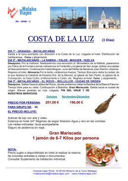 11 Matalascanas jamon Mariscada folleto Granada