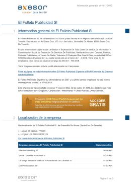 El Folleto Publicidad Sl