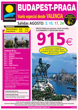 BUDAPEST—PRAGA - viatges benvinguts