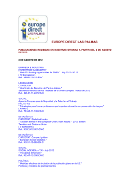 Publicaciones recibidas en el archivo de ED desde el 02-08