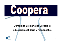 Descarga: Presentación Olimpiada Solidaria 2005