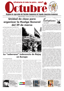 Octubre nº 52 (marzo 2012) - Partido Comunista de España