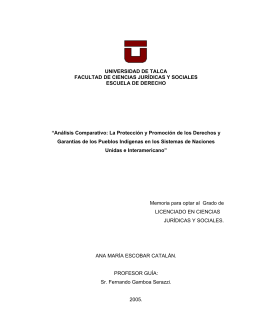 Análisis Comparativo: La Protección y Pr
