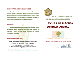 ESCUELA DE PRÁCTICA JURÍDICO LABORAL