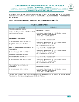 COMITÉ ESTATAL DE SANIDAD VEGETAL DEL