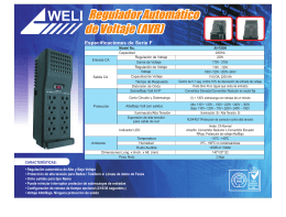 Regulador Automático de Voltaje (AVR)