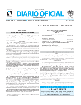 DIARIO OFICIAL