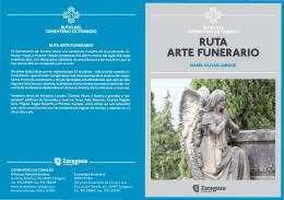 Ruta Arte funerario - Ayuntamiento de Zaragoza
