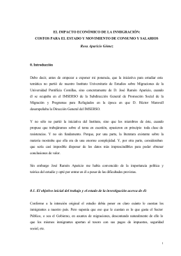 EL IMPACTO ECONÓMICO DE LA INMIGRACIÓN: COSTOS PARA